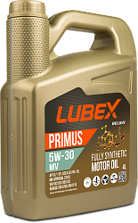 L034-1324-0404 LUBEX Синтетическое моторное масло PRIMUS MV 5W-30 CF/SL A3/B4 (4л)