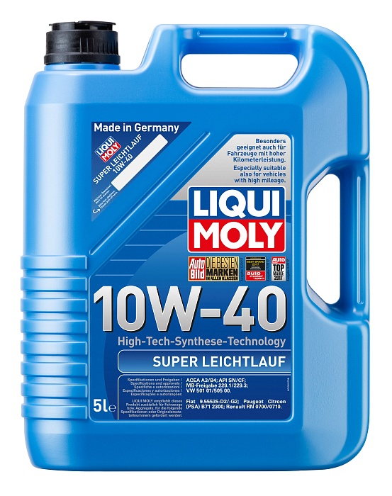 1929 LiquiMoly НС-синтетическое моторное масло Super Leichtlauf 10W-40 5л