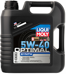 3926 LiquiMoly НС-синтетическое моторное масло Optimal Synth 5W-40 4л