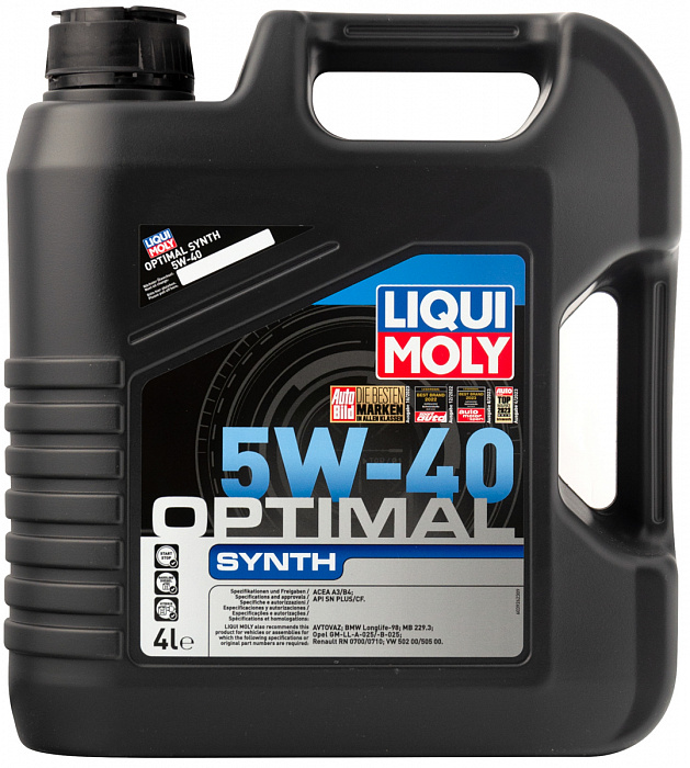 3926 LiquiMoly НС-синтетическое моторное масло Optimal Synth 5W-40 4л