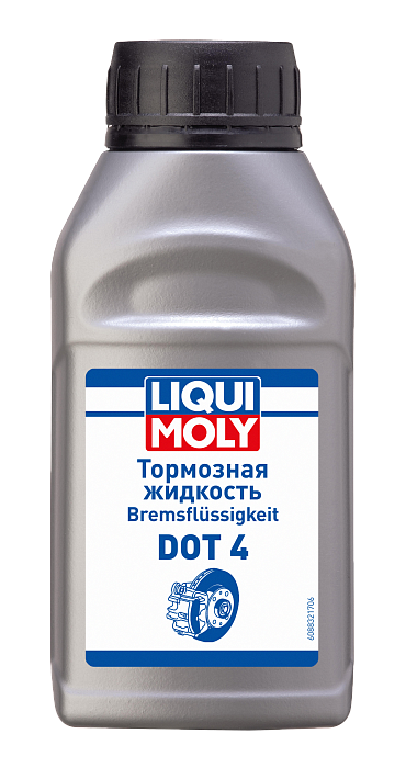 8832 LiquiMoly Тормозная жидкость Bremsenflussigkeit DOT-4 0,25л