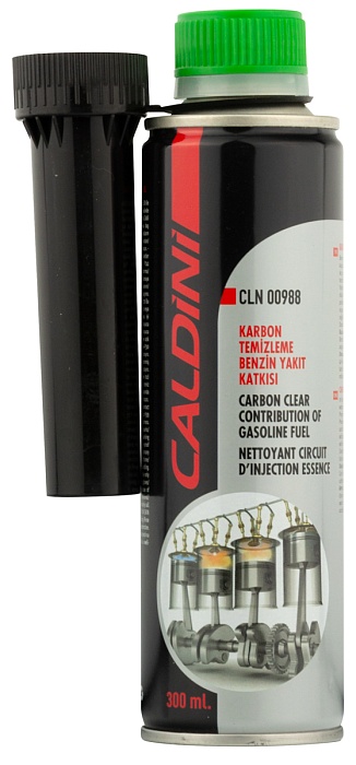 CLN00988 CALDINI Комплексная присадка д/бензина Carbon Clear Contribution Of Gasoline Fuel (0,3л)