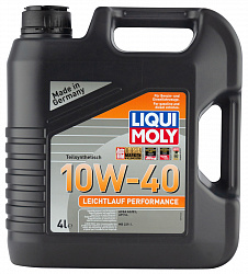 8998 LiquiMoly П/с. мот.масло Leichtlauf Performance 10W-40 SL A3/B3 (4л)
