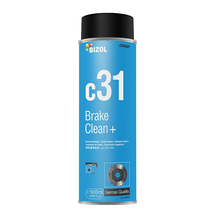 80002 BIZOL Очиститель тормозов Brake Clean + C31 (0,5л)