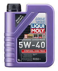 1855 LiquiMoly Синтетическое моторное масло Synthoil High Tech 5W-40 1л