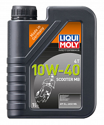 20832 LiquiMoly Минеральное моторное масло для скутеров Motorbike 4T Scooter MB 10W-40 1л