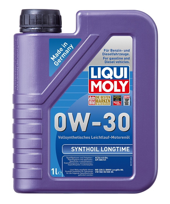 8976 LiquiMoly Синтетическое моторное масло Synthoil Longtime 0W-30 1л