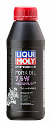 3099 LiquiMoly Синтетическое масло для вилок и амортизат. Motorbike Fork Oil Medium/Light 7,5W 0,5л
