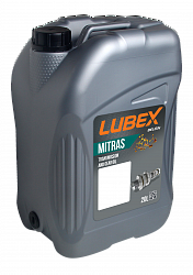 L020-0881-0020 LUBEX Полусинтетическое трансмиссионное масло MITRAS AX HYP 75W-90 GL-5 (20л)