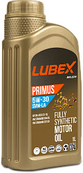 L034-1624-1201 LUBEX Синтетическое моторное масло PRIMUS SVW-LA 5W-30 SN C3 (1л)