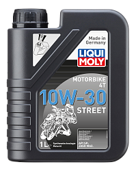 23226 LiquiMoly НС-синтетическое моторное масло для 4-такт.мотоциклов Motorbike 4T Street 10W-30 1л
