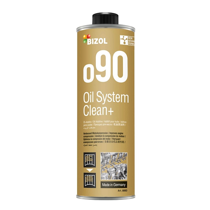 8883 BIZOL Промывка масляной системы двигателя Oil System Clean+ o90 0,25л