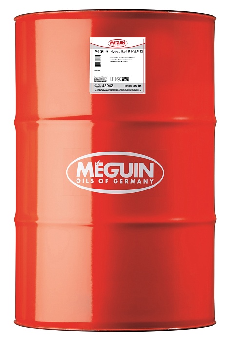 48042 Meguin Минеральное гидравлическое масло Hydraulikoil R HVLP 32 (200л)