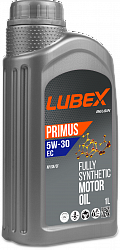 L034-1310-1201 LUBEX Синтетическое моторное масло PRIMUS EC 5W-30 SN (1л)