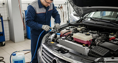 Замена охлаждающей жидкости