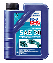 25065 LiquiMoly Минеральное моторное масло для лодок Marine Single Grade 30 1л