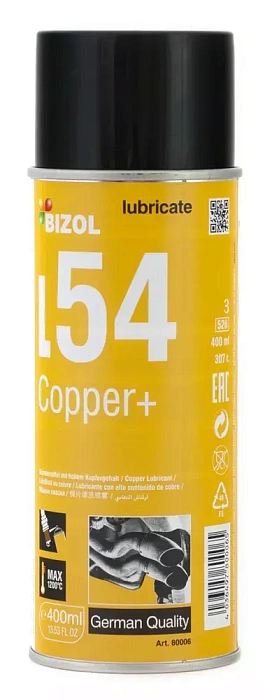 80006 BIZOL Медная смазка Copper+ L54 (0,4л)