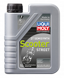 1621 LiquiMoly Полусинтетическое моторное масло для скутеров Motorbike 2T Semisynth Scooter L-EGD 1л