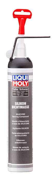 6185 LiquiMoly Силиконовый герметик (черный) Silicon-Dichtmasse schwarz 0,2л