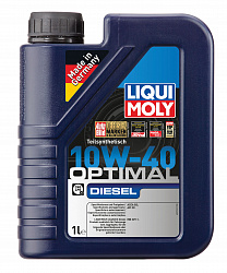 3933 LiquiMoly Полусинтетическое моторное масло Optimal Diesel 10W-40 1л