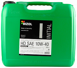 186032 BIZOL НС-синтетическое моторное масло Initial HD 10W-40 (20л)