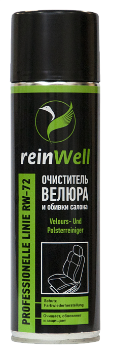 3271 ReinWell Очиститель велюра и обивки салона RW-72 (0.5л)