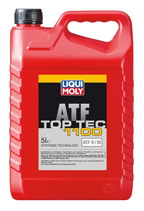 3652 LiquiMoly НС-синтетическое трансмиссионное масло для АКПП Top Tec ATF 1100 5л