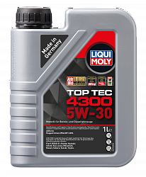 8030 LiquiMoly НС-синтетическое моторное масло Top Tec 4300 5W-30 1л