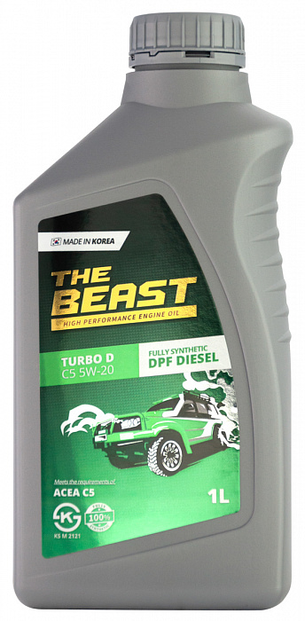 E0205L01U1 THE BEAST Синтетическое моторное масло TURBO D C5 5W-20 (1л)