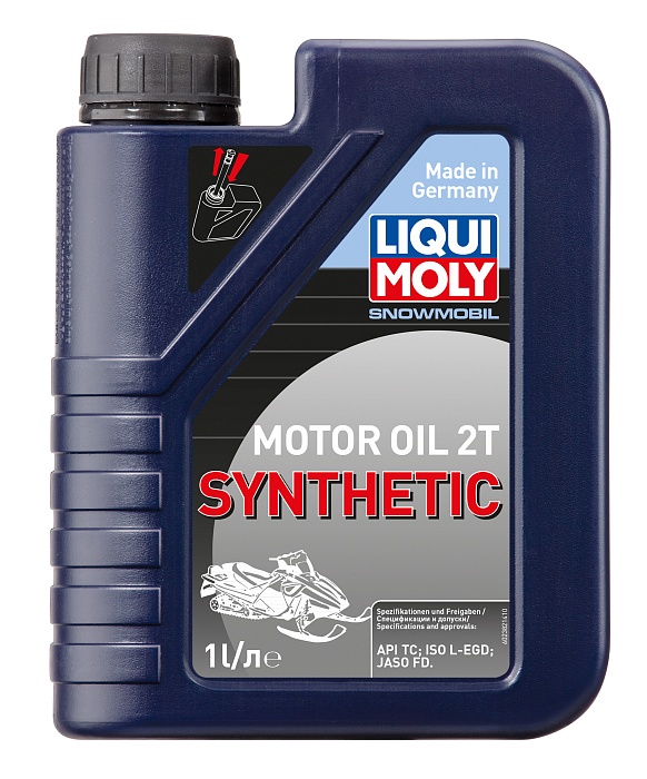 2382 LiquiMoly Синтетическое моторное масло для снегоходов Snowmobil Motoroil 2T Synthetic L-EGD 1л