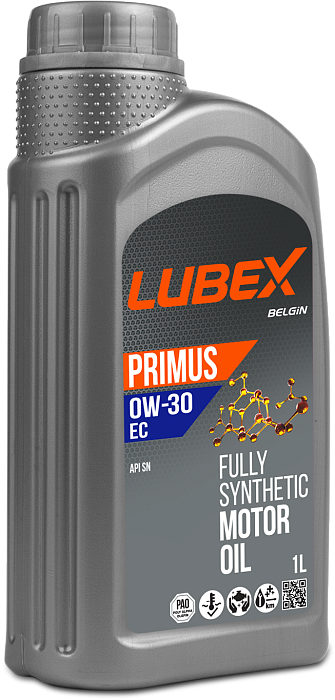 L034-1298-1201 LUBEX Синтетическое моторное масло PRIMUS EC 0W-30 (1л)