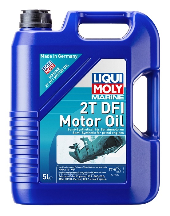 25063 LiquiMoly Полусинтетическое моторное масло для водной техники Marine 2T DFI Motor Oil 5л 25063 LiquiMoly Полусинтетическое моторное масло для водной техники Marine 2T DFI Motor Oil 5л