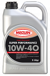 4365 Meguin Полусинтетическое моторное масло Megol Motorenoel Super Performance 10W-40 (5л)