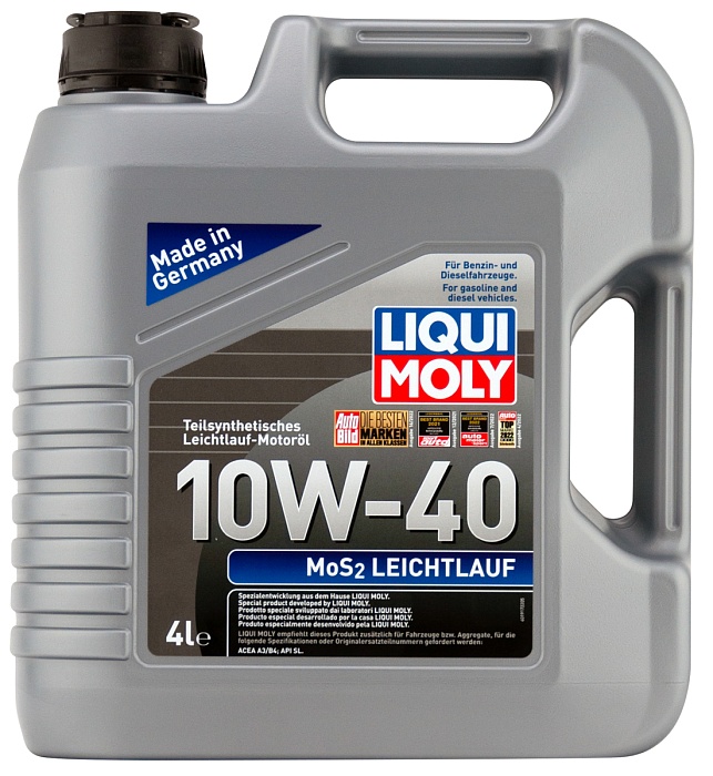 6948 LiquiMoly Полусинтетическое моторное масло MoS2 Leichtlauf 10W-40 4л