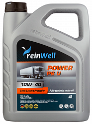 12612 ReinWell Моторное масло POWER P6 U 10W-40 CI-4 (4л)