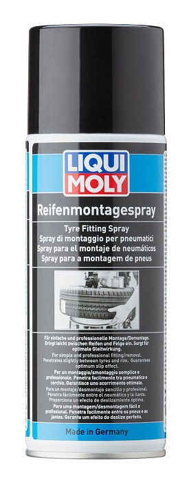 1658 LiquiMoly Спрей для ремонта шин Reifen-Montage-Spray 0,4л