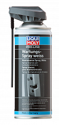 7387 LiquiMoly Грязеотталкивающая белая смазка Pro-Line Wartungs-Spray weiss 0,4л
