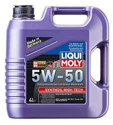 9067 LiquiMoly Синтетическое моторное масло Synthoil High Tech 5W-50 4л