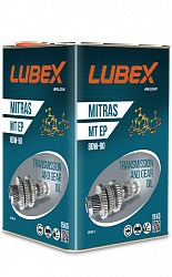 L020-0898-0015 LUBEX Минеральное трансмиссионное масло MITRAS MT EP 80W-90 (15кг)
