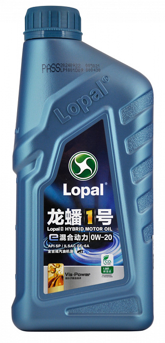 LPL35915 Lopal моторное масло 1 HYBRID MOTOR OIL 0W-20 (1л)