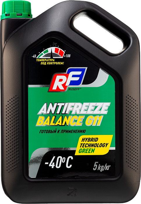 17463N RUSEFF Антифриз ANTIFREEZE Balance G11 «Зеленый» (5 кг)