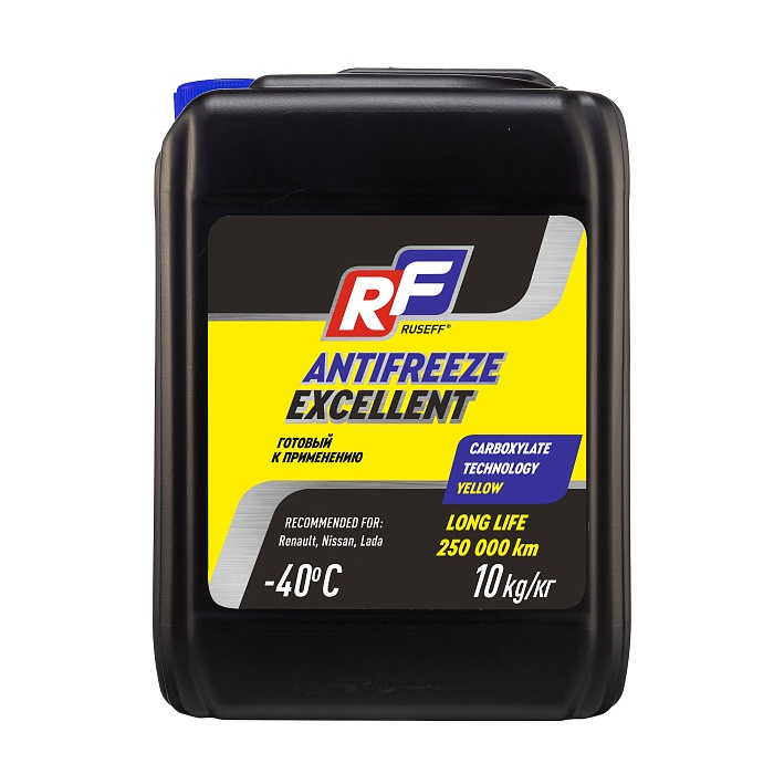 17375N RUSEFF Антифриз ANTIFREEZE EXCELLENT OAT (10 кг)