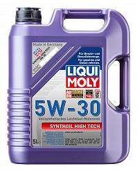 9077 LiquiMoly Синтетическое моторное масло Synthoil High Tech 5W-30 5л