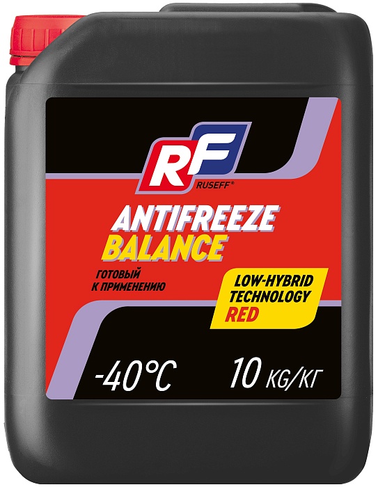 17485N RUSEFF Антифриз ANTIFREEZE Balance "Красный" (10 кг)