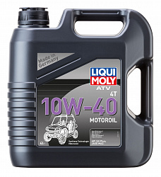 3014 Liqui Moly НС-синтетическое моторное масло для 4-тактных мотоциклов ATV 4T Motoroil 10W-40 (4л)