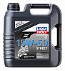 1689 LiquiMoly НС-синтетическое моторное масло для 4-такт.мотоциклов Motorbike 4T Street 15W-50 4л