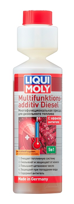 39024 LiquiMoly Многофункциональная присадка для диз.топлива Multifunktionsadditiv Diesel 0.25л