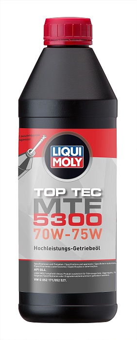 21359 LiquiMoly Синтетическое трансмиссионное масло Top Tec MTF 5300 70W-75W 1л