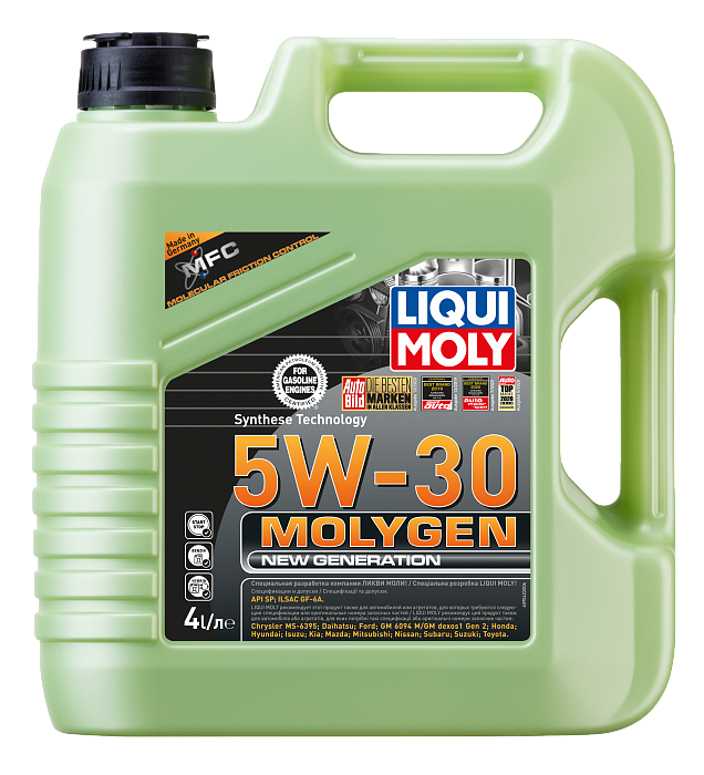 9042 LiquiMoly НС-синтетическое моторное масло Molygen New Generation 5W-30 4л