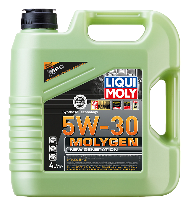 9089 LiquiMoly НС-синтетическое моторное масло Molygen New Generation 5W-30 4л